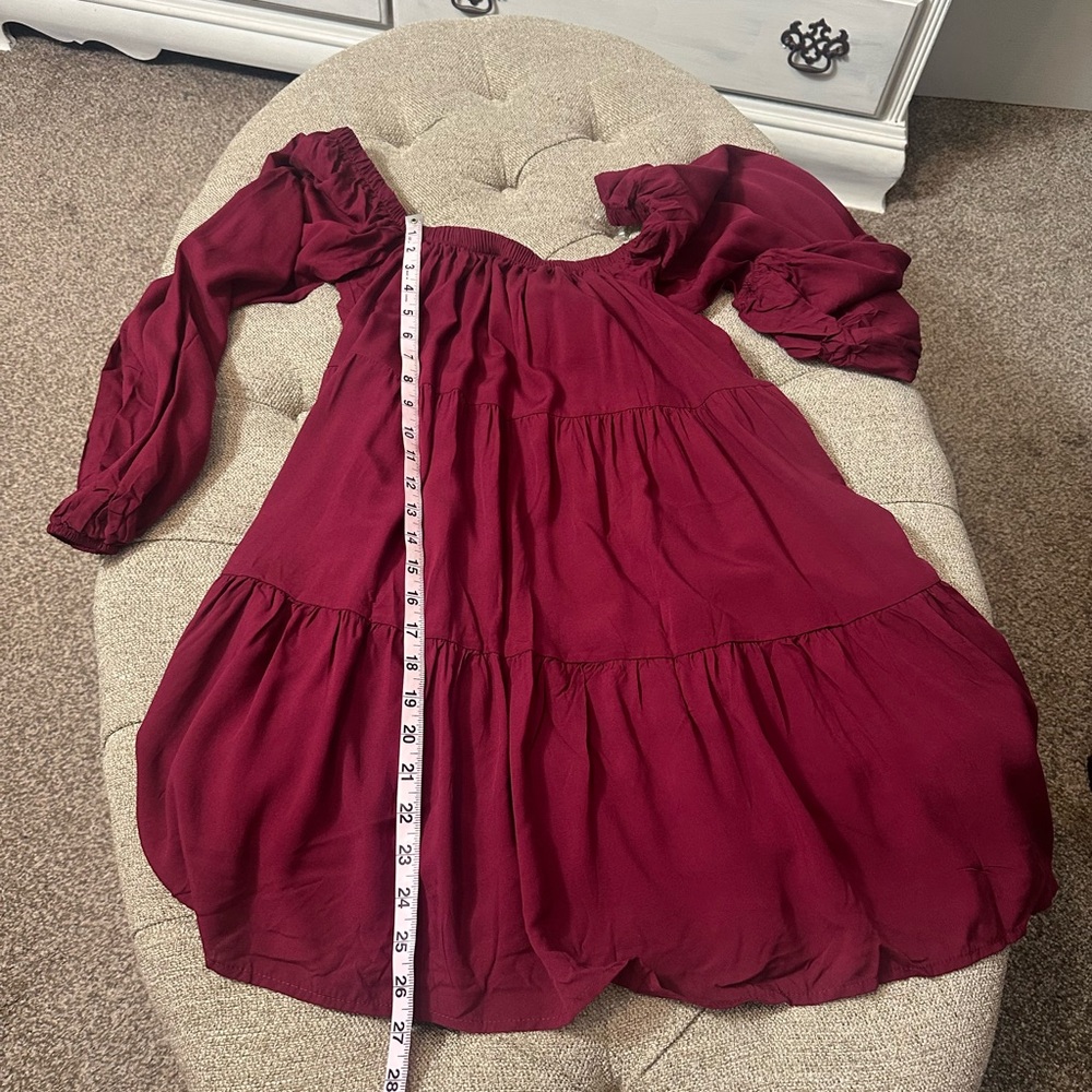 Off Shoulder Mini Dress - Picture 14 of 14